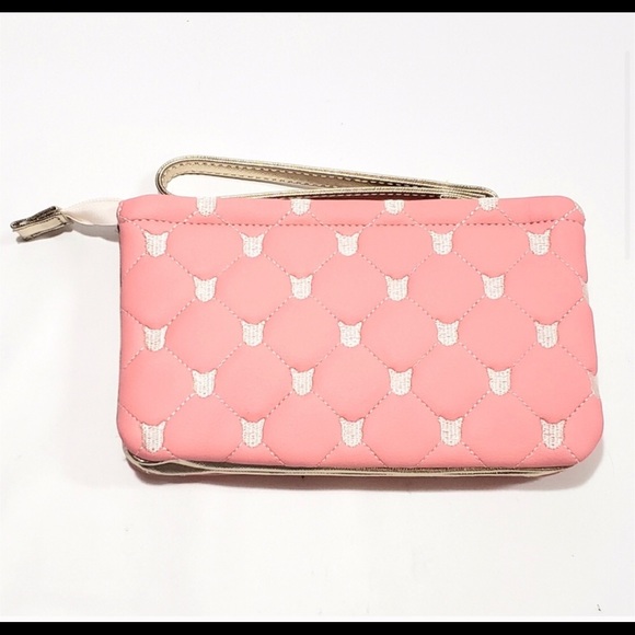 NWT Pale Pink Betsey Johnson Wristlet Gold Strap 💝 - Picture 7 of 7